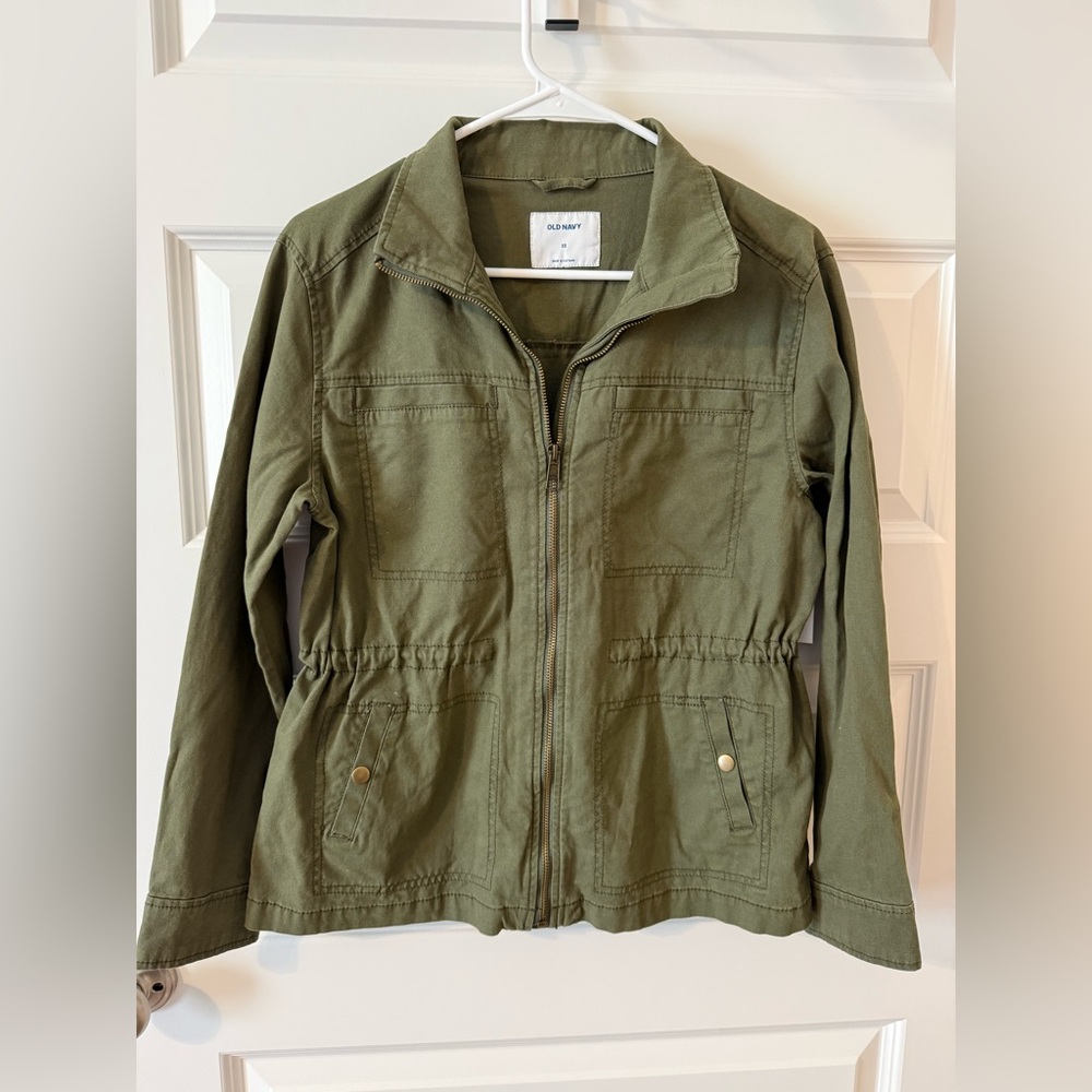 Old Navy Olive Green Utility Jacket